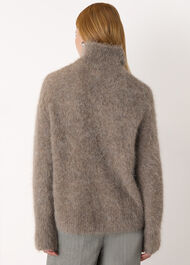 Alpaca Blend Funnel Knit