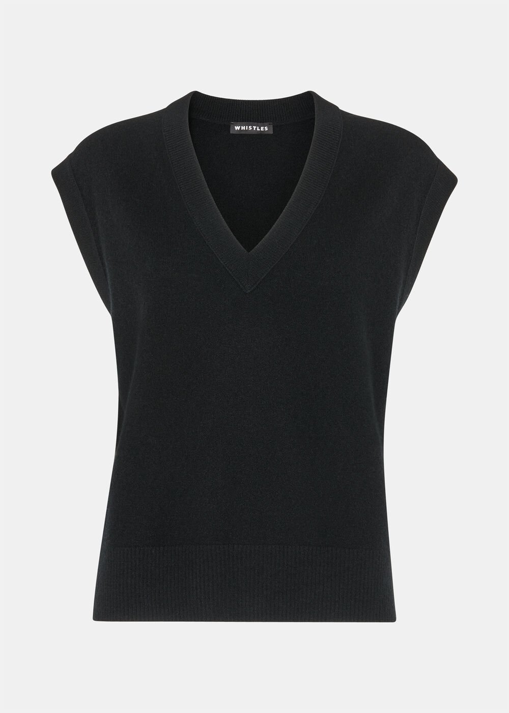 Cashmere V Neck Tank