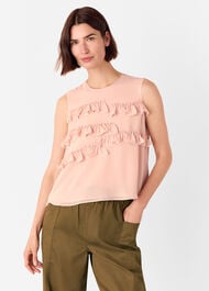 Frill Sleeveless Top