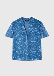 Ditsy Floral V Neck Blouse