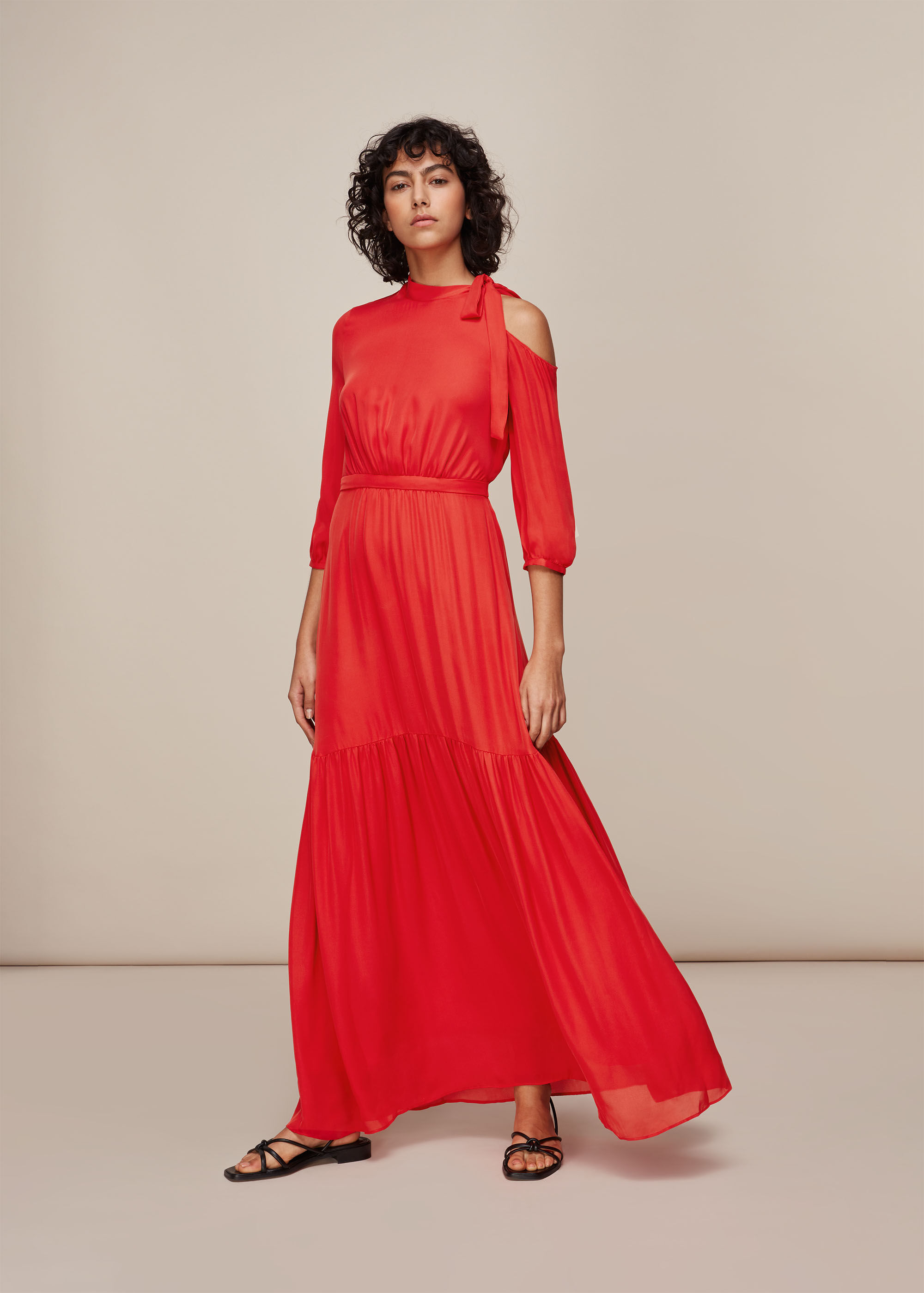 Whistles red dress sales