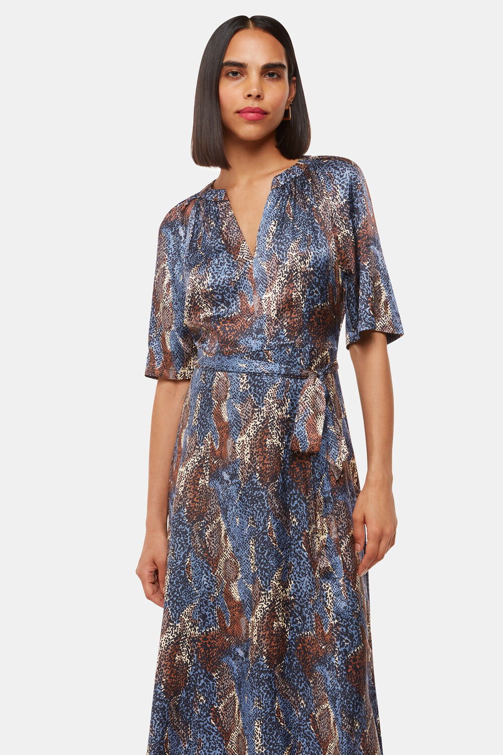 Marlow Dashed Snake Dress