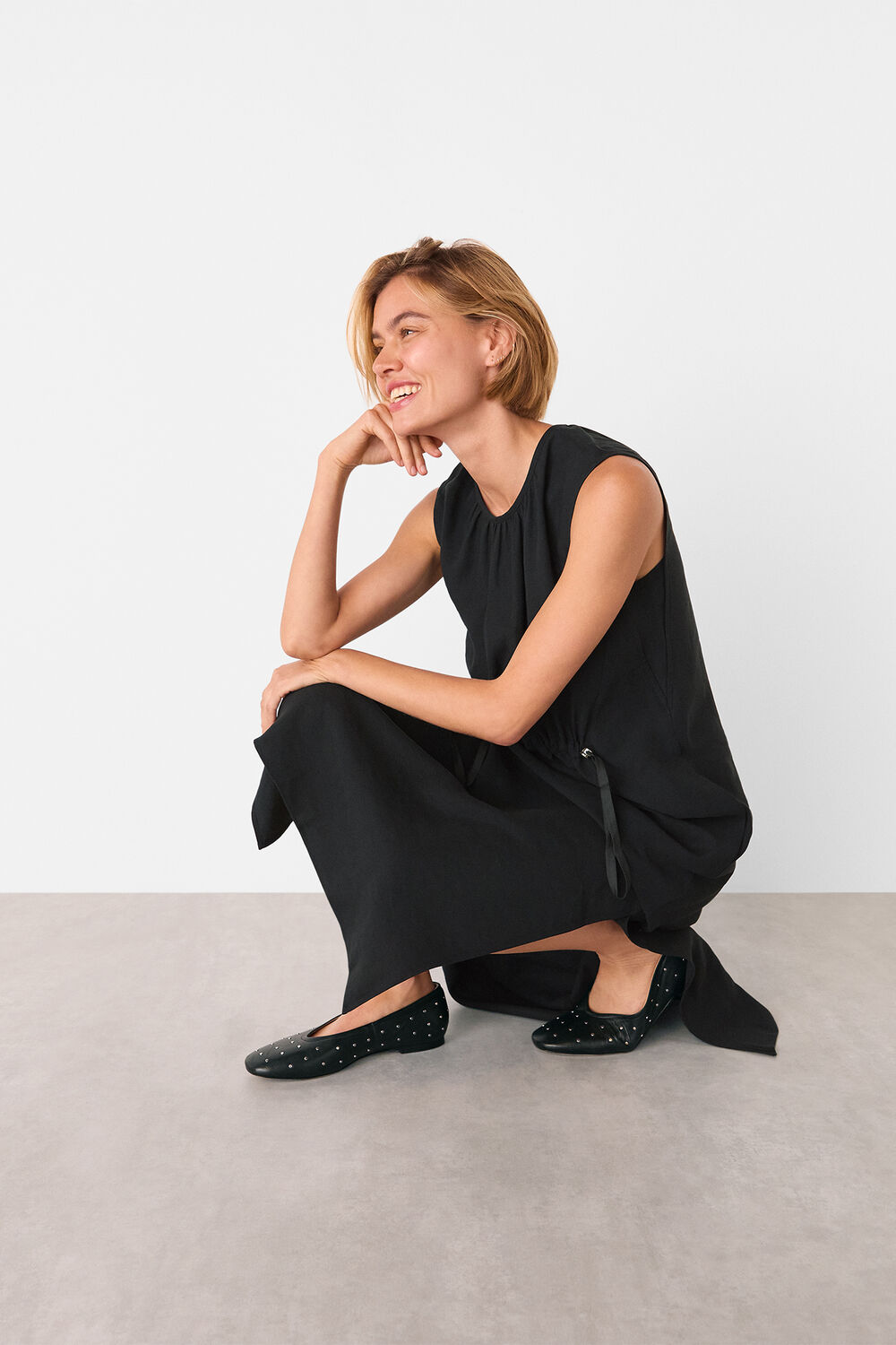 Sleeveless Midi Dress