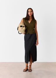 Ponte Straight Skirt