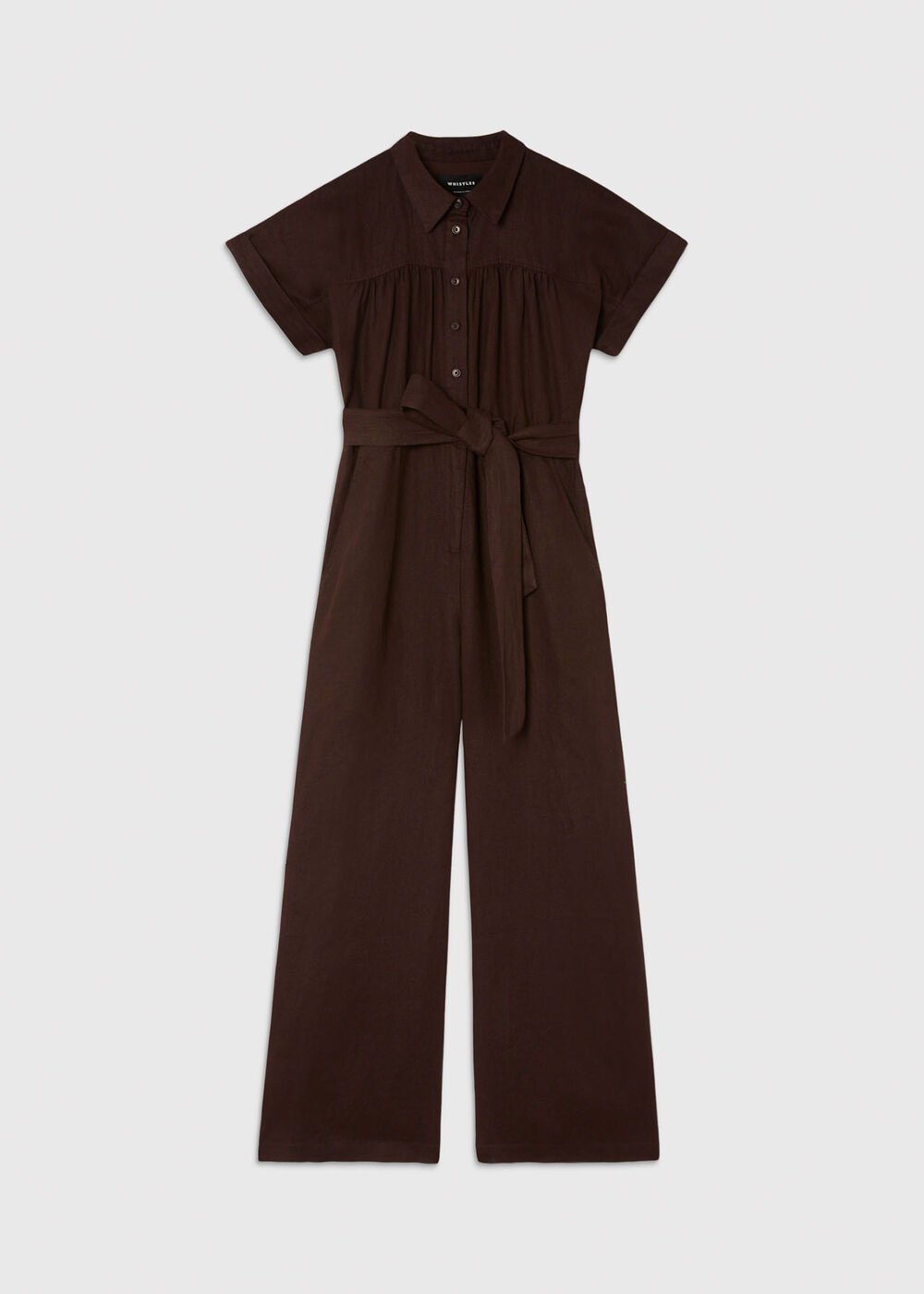 Utility Linen Jumpsuit
