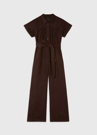 Utility Linen Jumpsuit