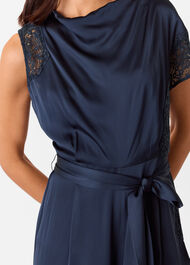 Satin Lace Occasion Jumpsuit