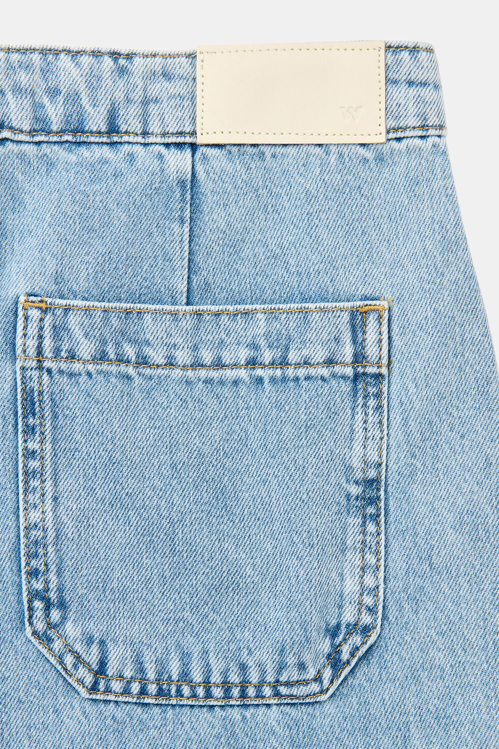 Light Wash Authentic Ankle Wide Leg Jean