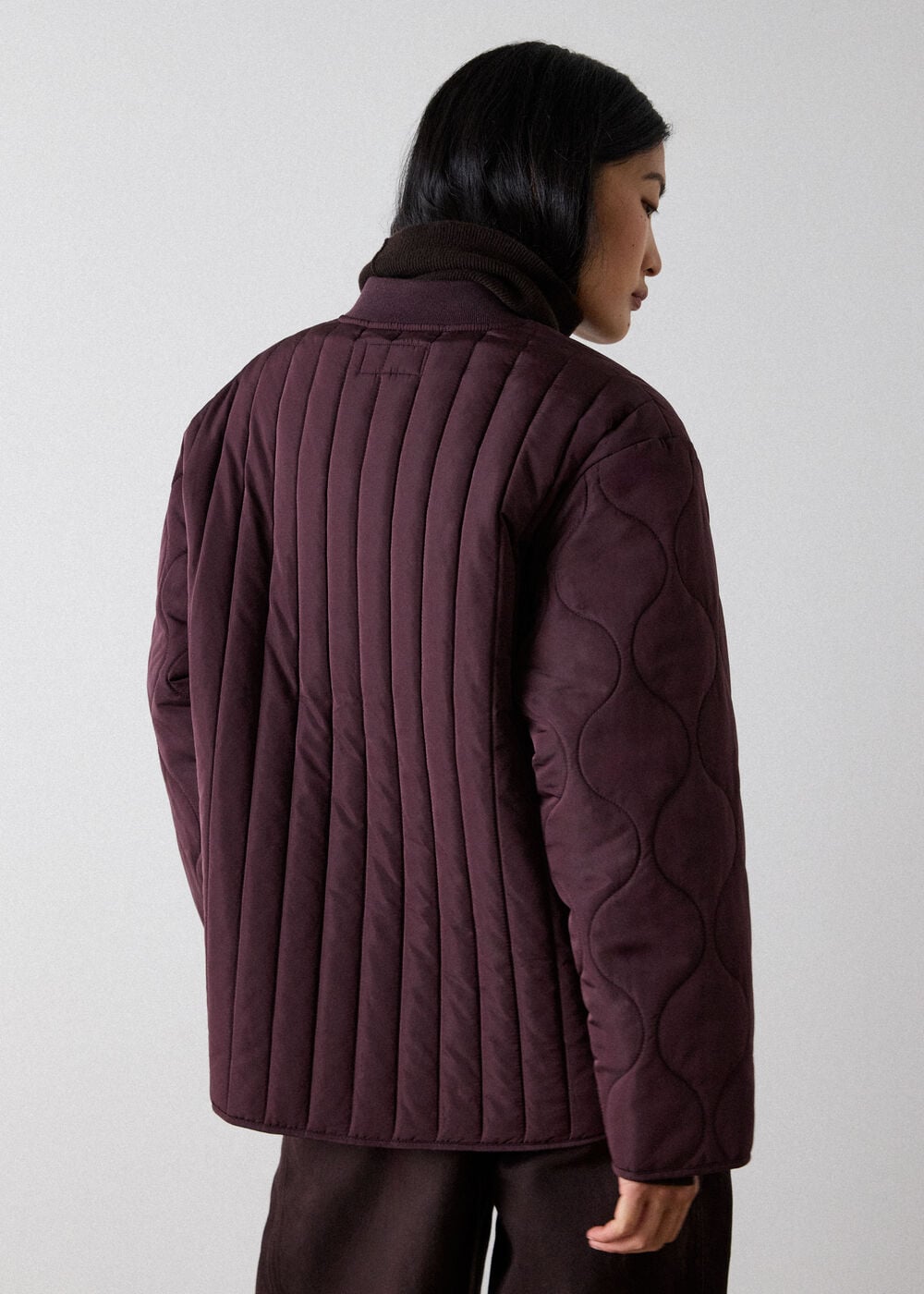 Button Through Quilted Coat