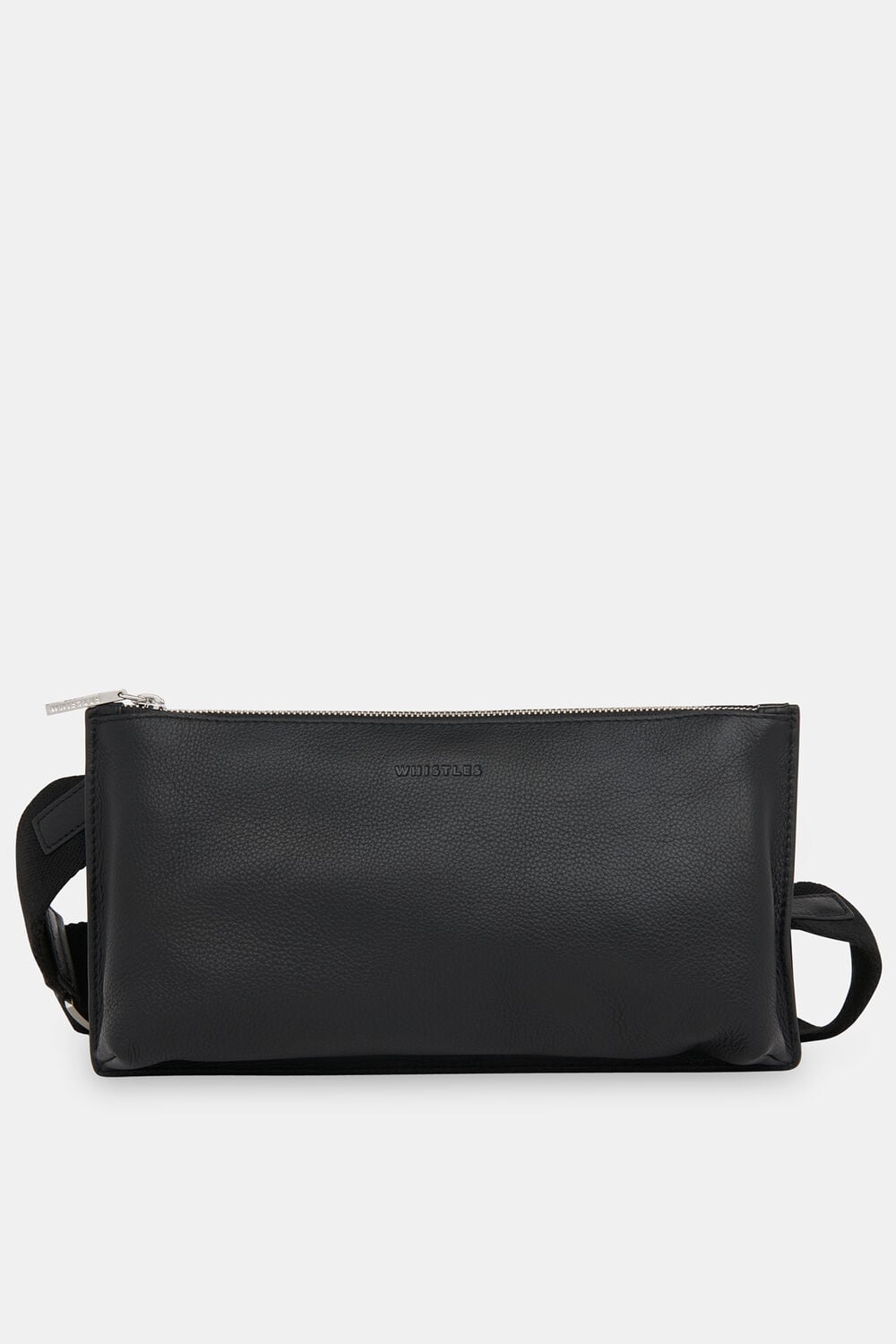 Black Kai Double Pouch Crossbody Bag
