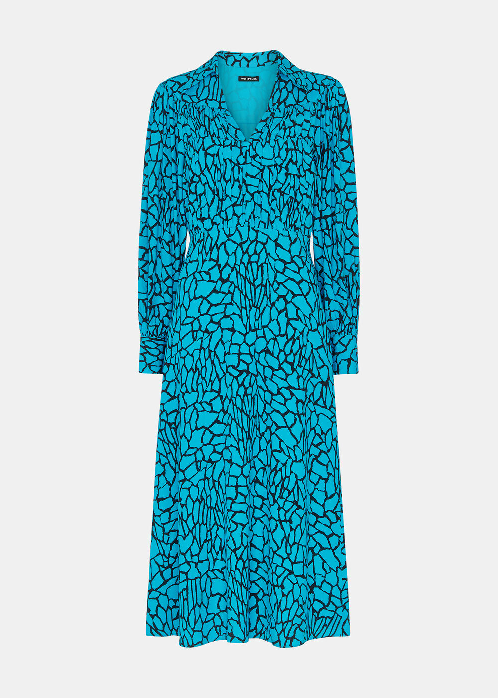 Terrazzo Print Midi Dress