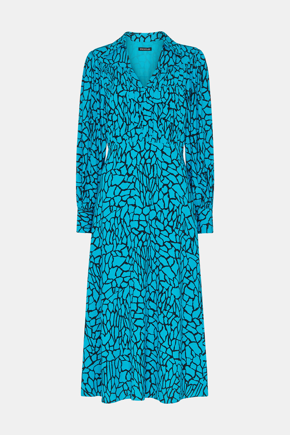 Terrazzo Print Midi Dress