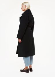 Petite Lorna Wrap Wool Coat