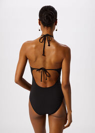 Textured Gingham Swimsuit