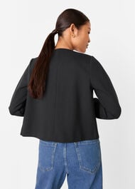 Petite Anne Ponte Button Jacket