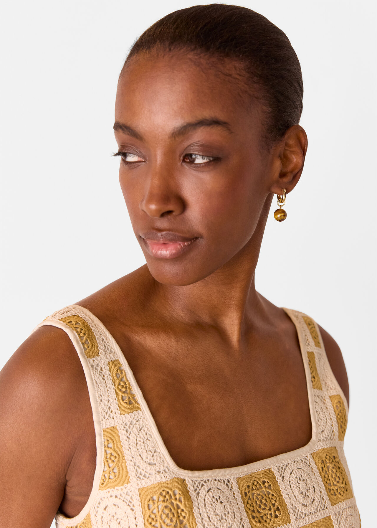 Bead Drop Earring
