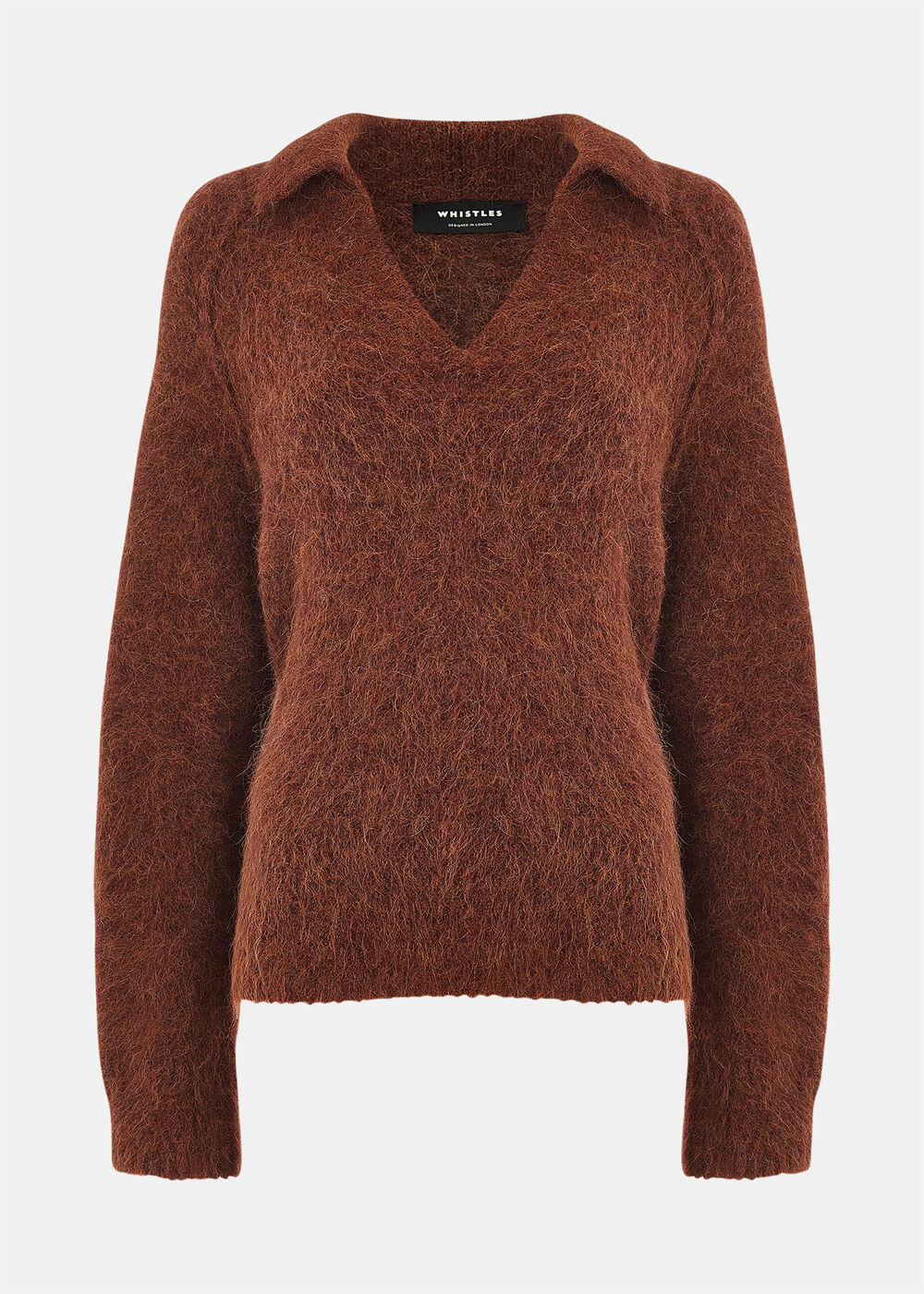 Alpaca Collar Neck Knit