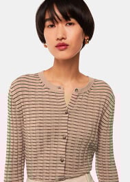 Carla Ribbed Detail Cardigan