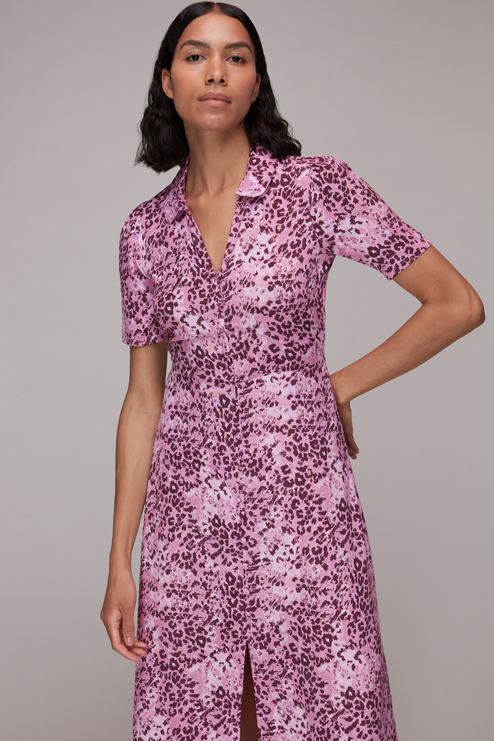 Rowan Hyena Spot Midi Dress