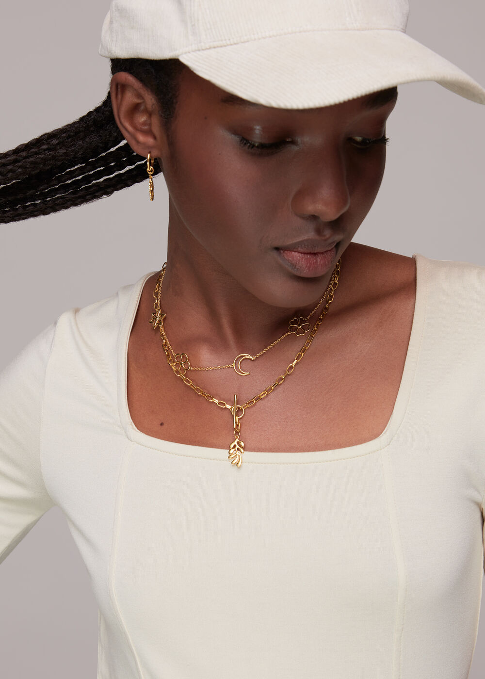 Moon Floral Necklace