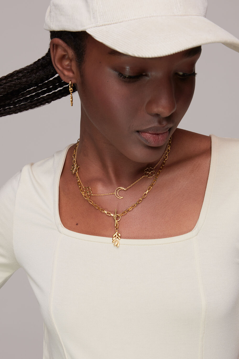 Moon Floral Necklace