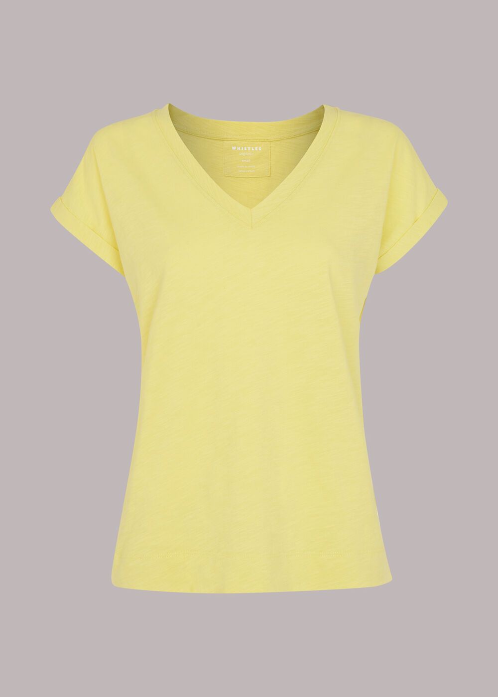 Willa V Neck Cap Sleeve Tee