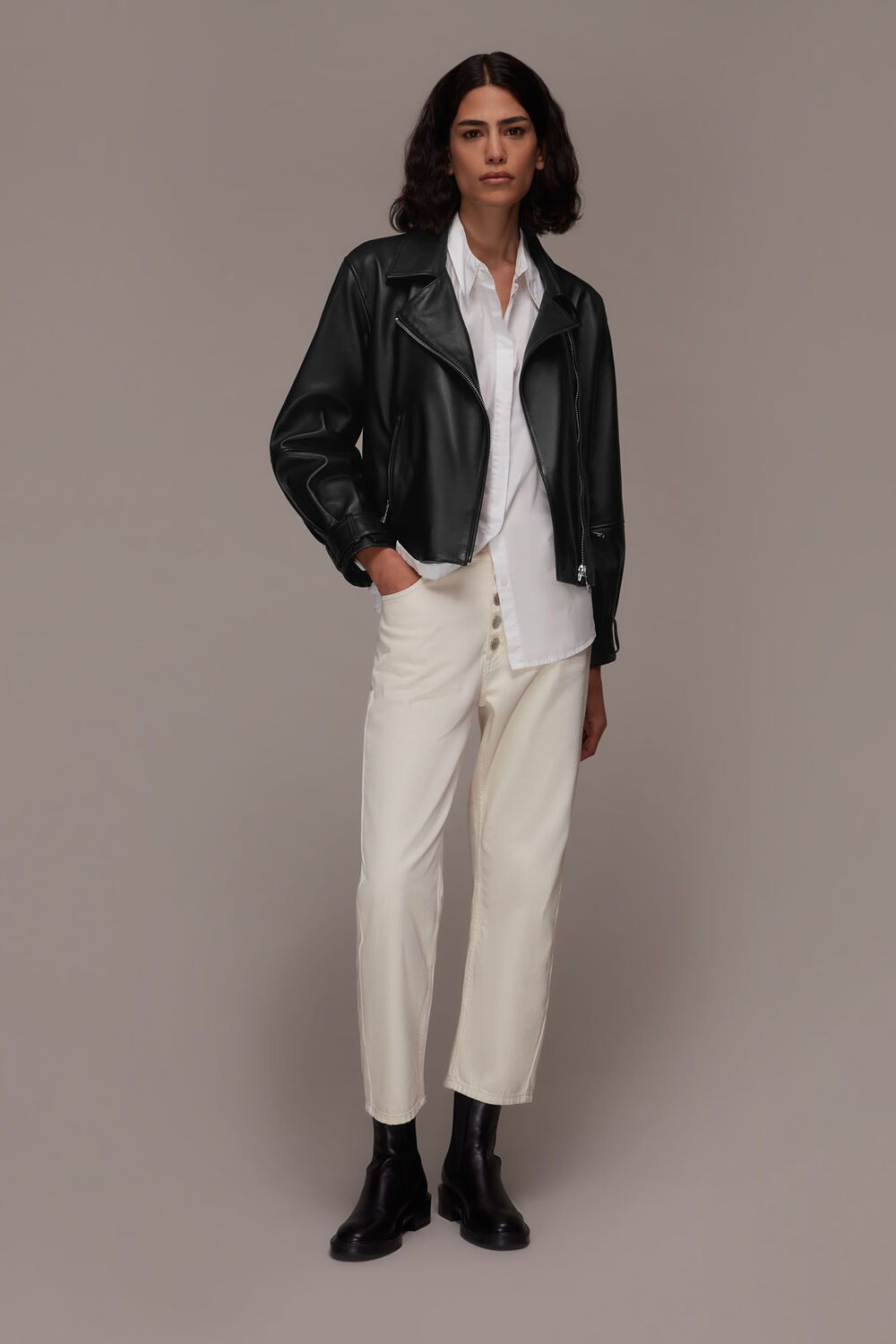 Ellis Balloon Sleeve Biker