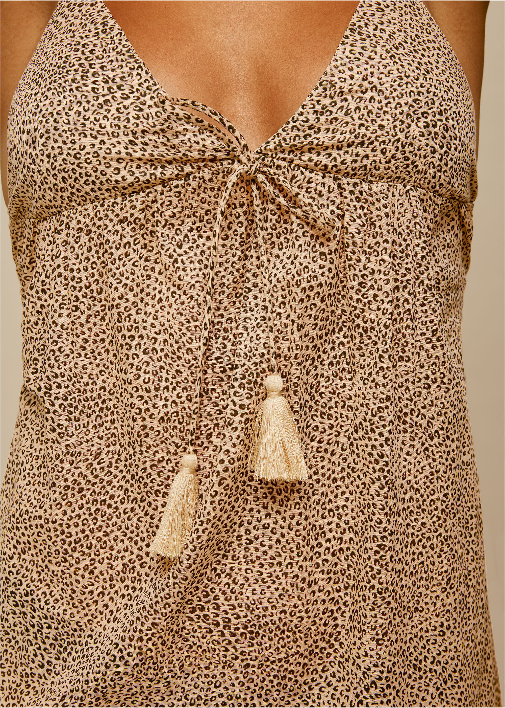 whistles mini leopard pleated dress