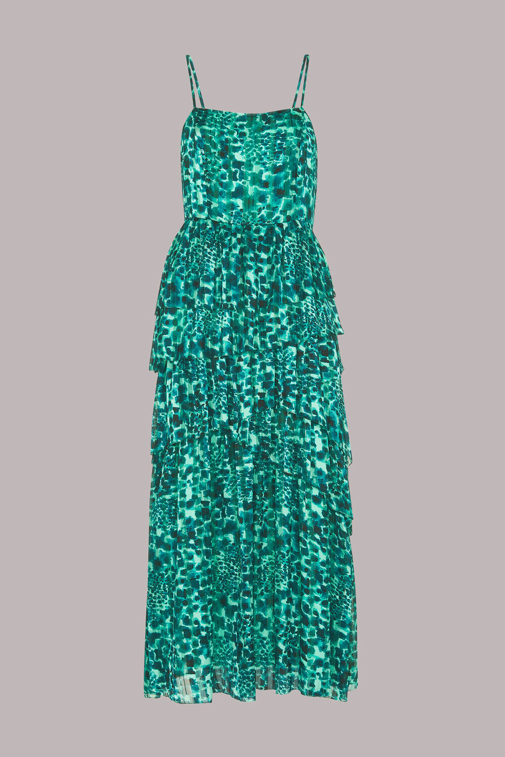 Watercolour Wildcat Tier Dress
