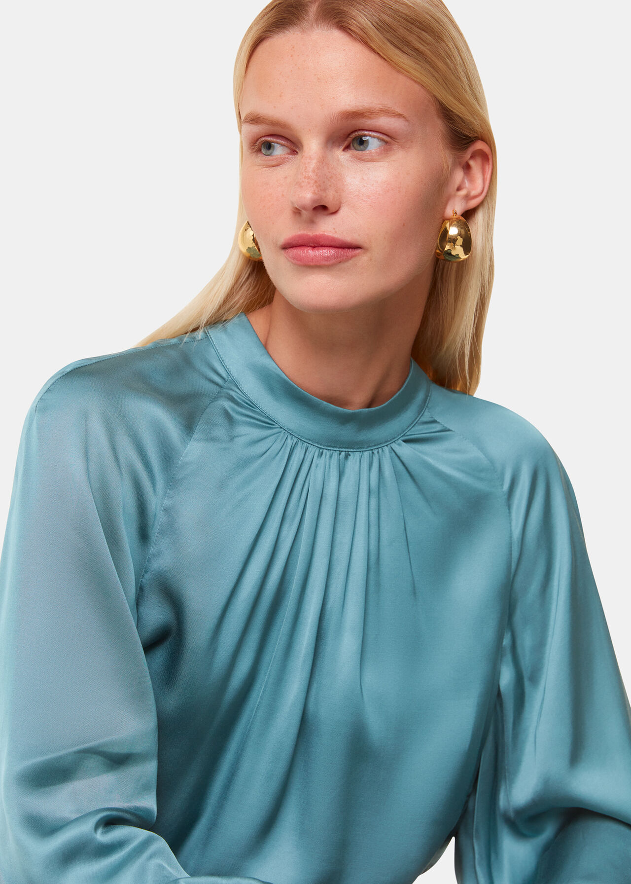 Lea Satin Blouse