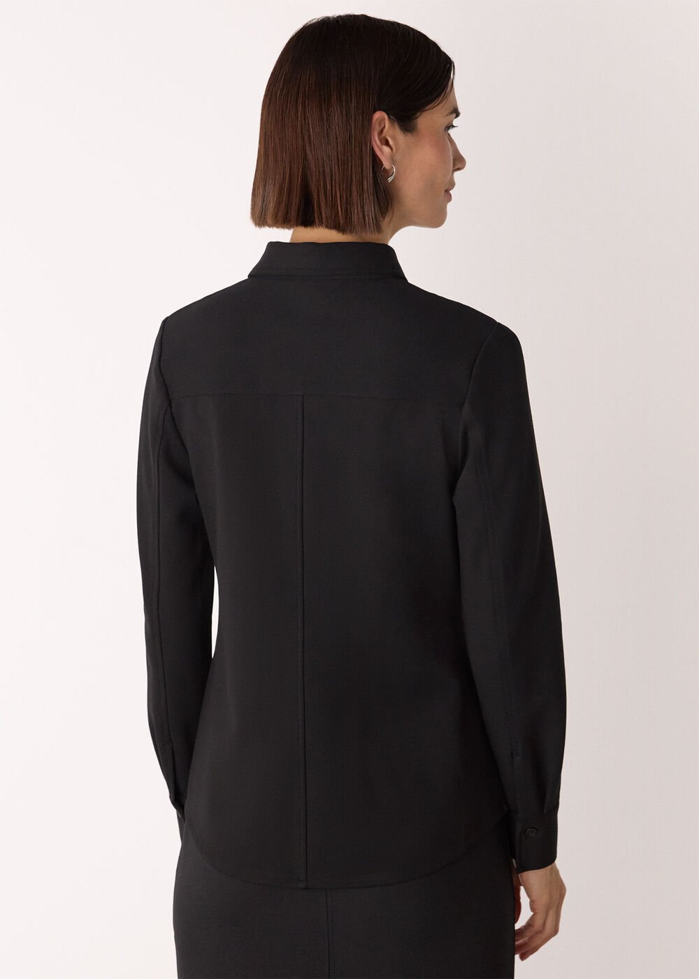 Seam Detail Ponte Shirt