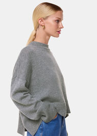 Cashmere Blend Split Back Knit