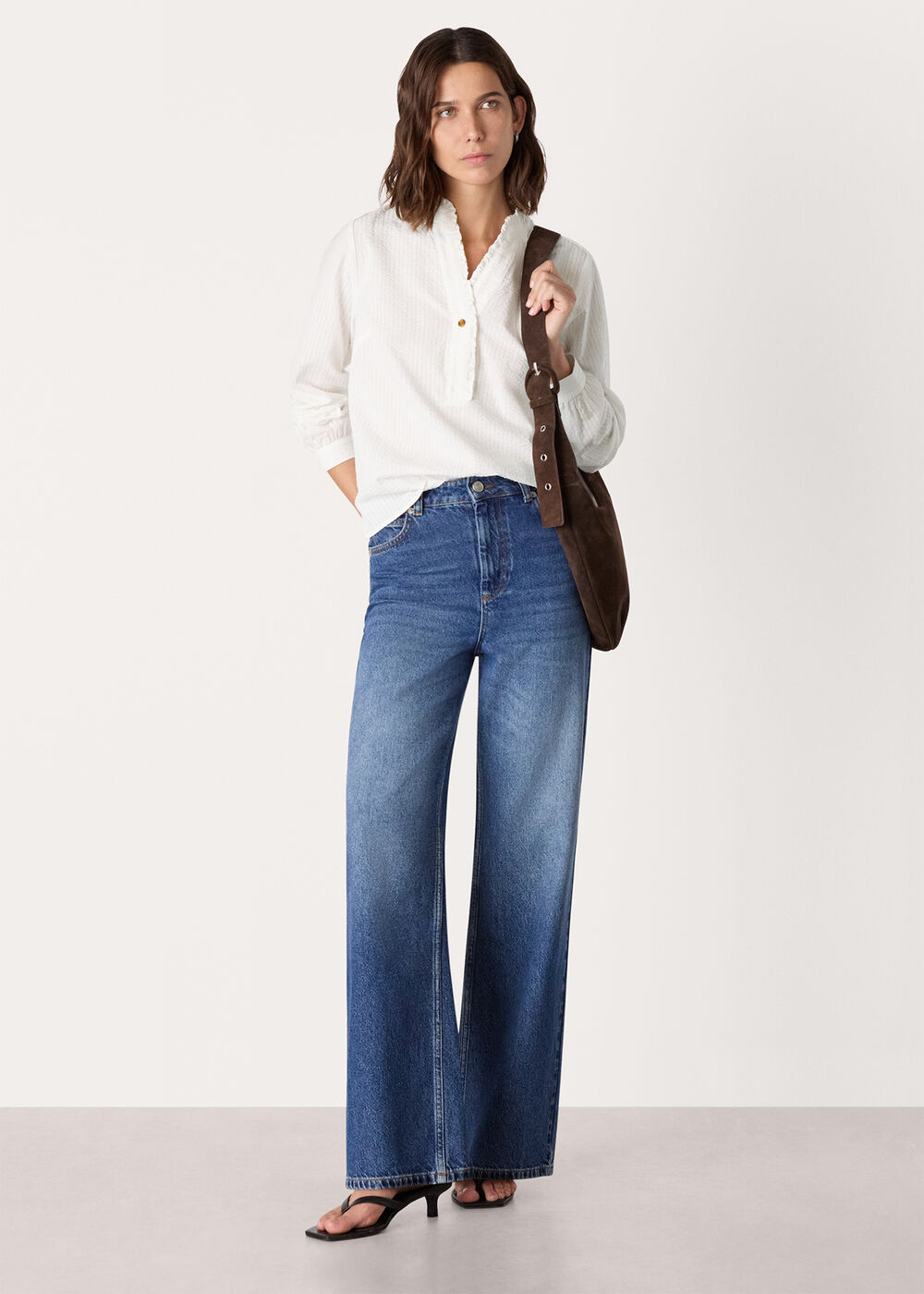 Textured Frill Shirt