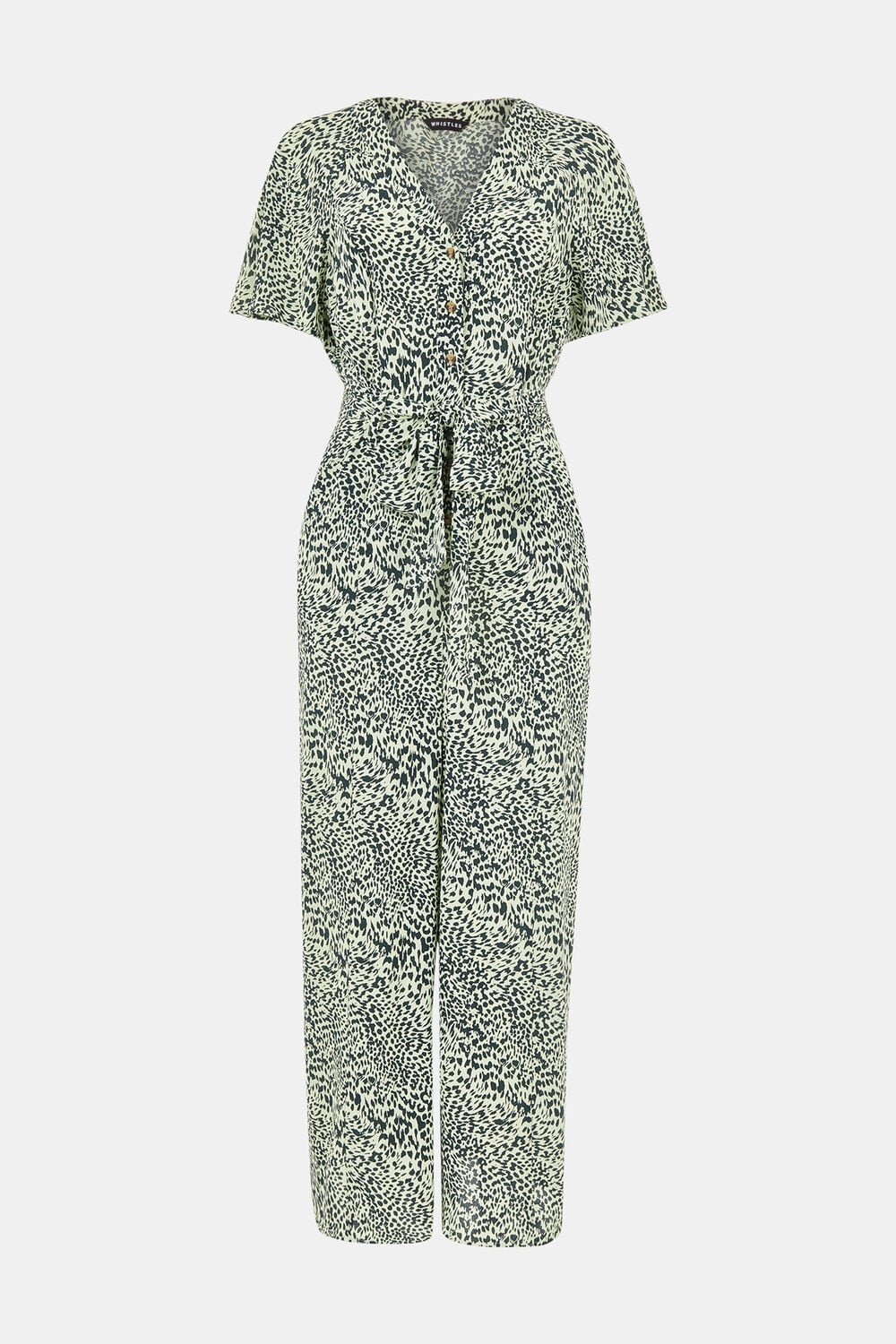 Diagonal Leopard Jumpsuit