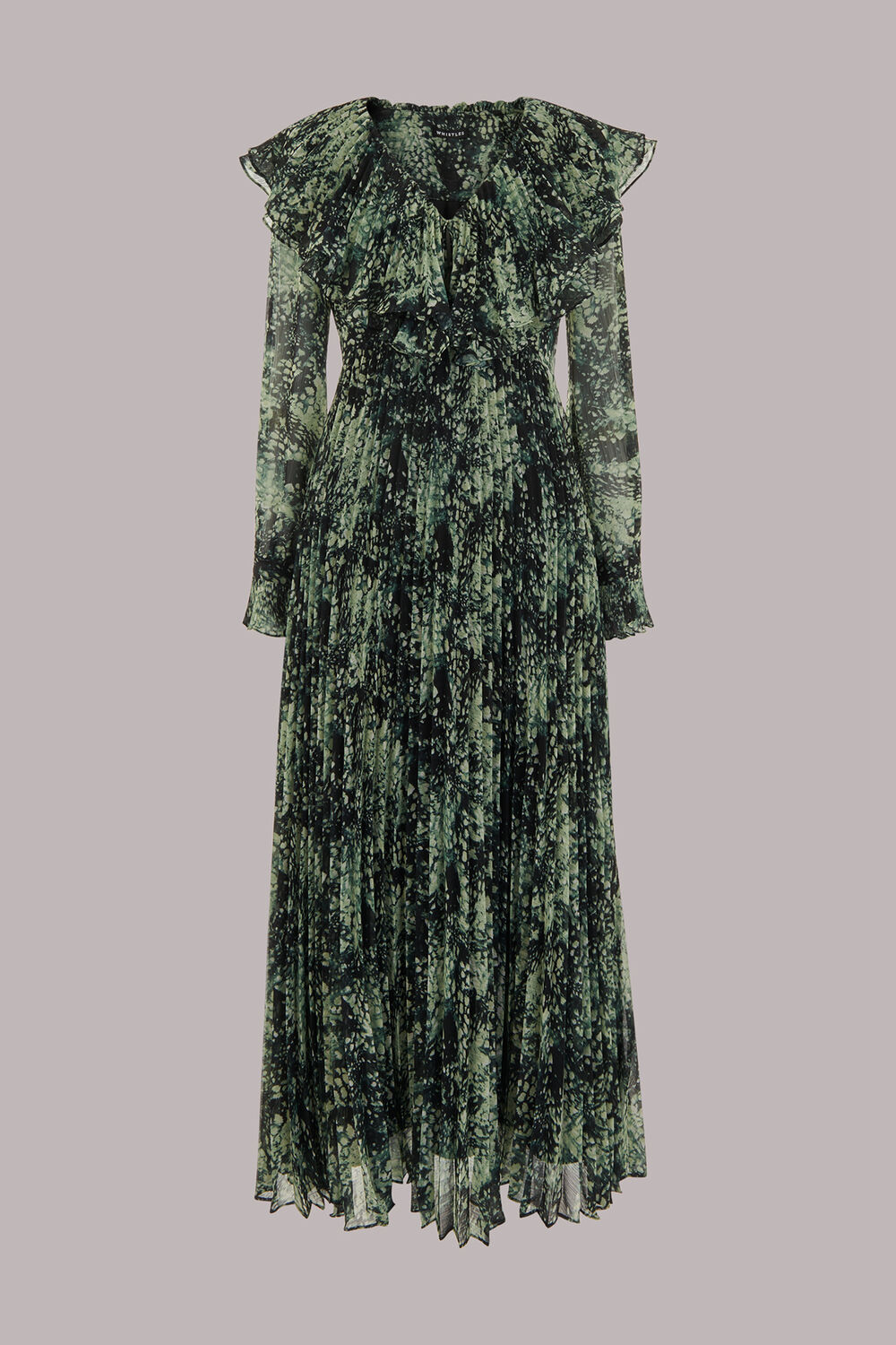 Snow Flurry Printed Midi Dress