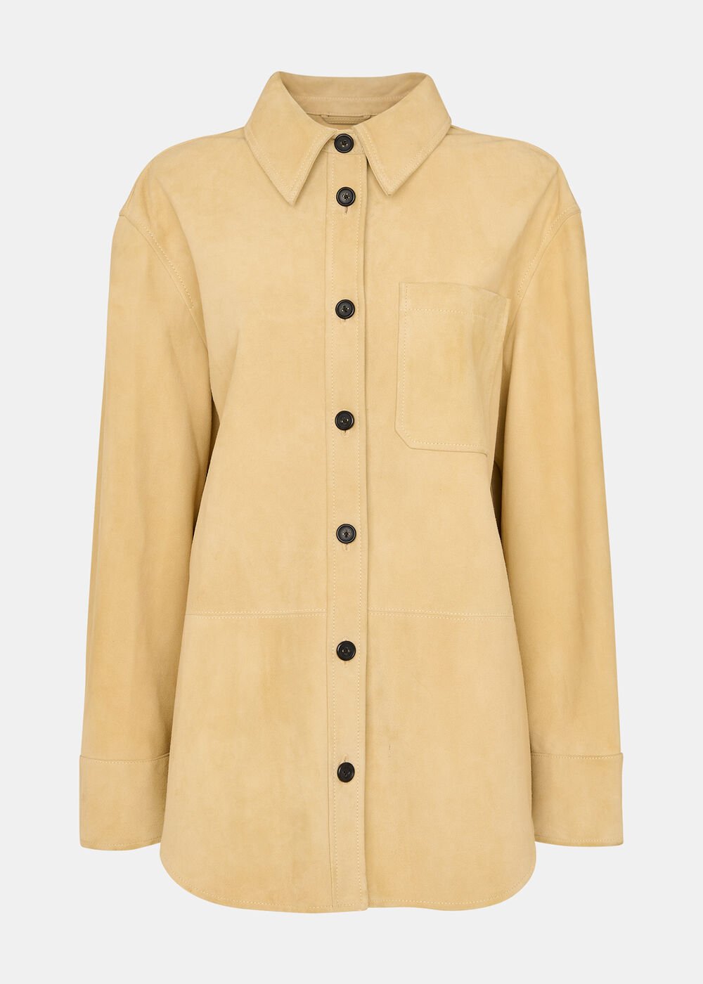 Sam Suede Leather Overshirt