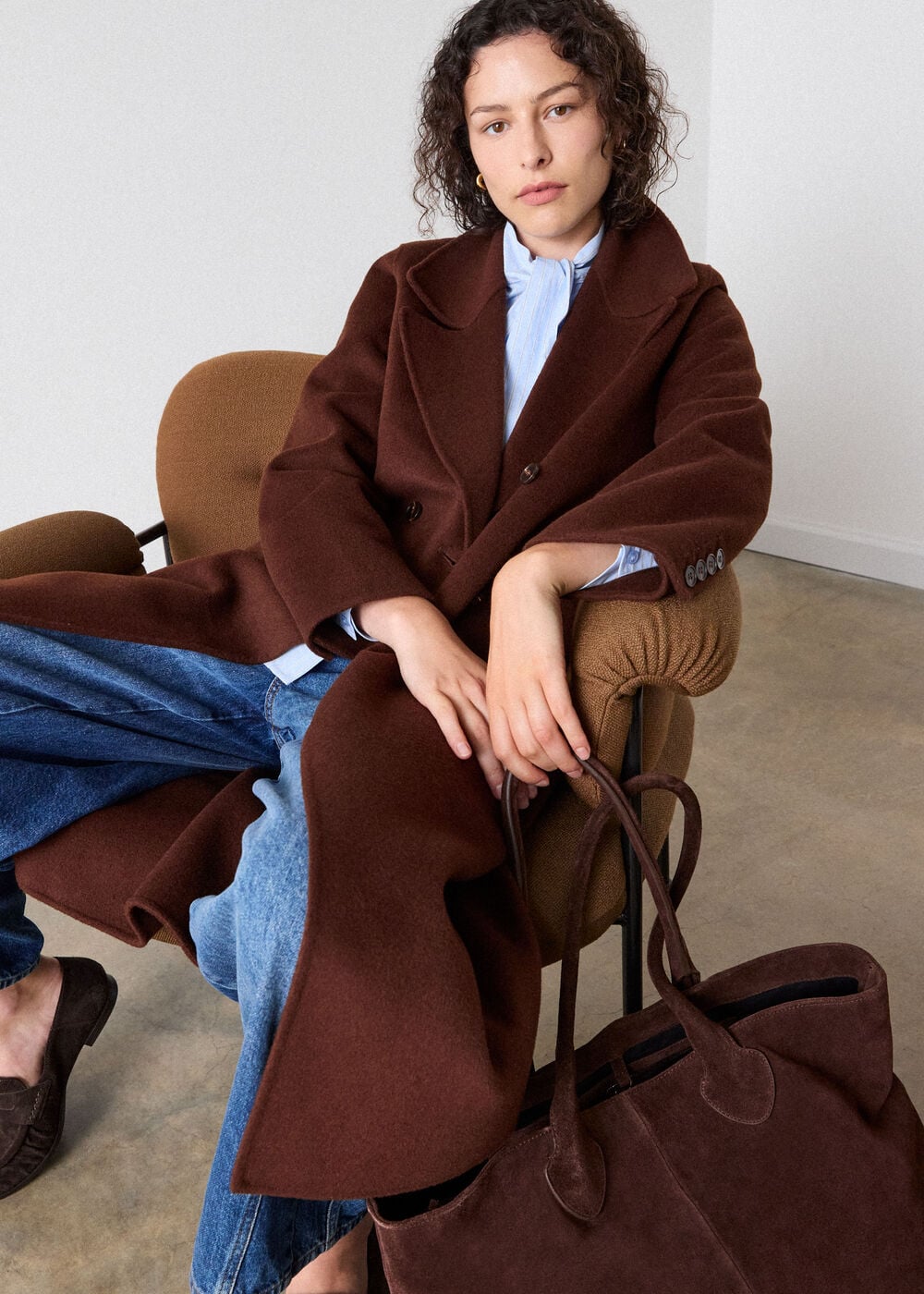 Relaxed Double Faced Coat