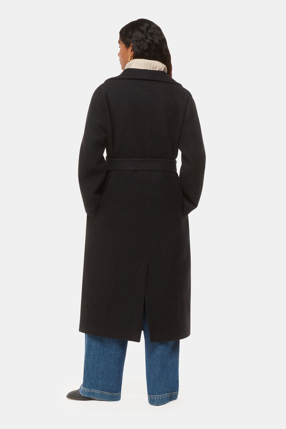 Petite Morgan Funnel Neck Coat