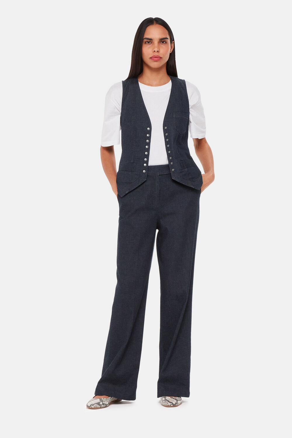 Joanna Denim Waistcoat