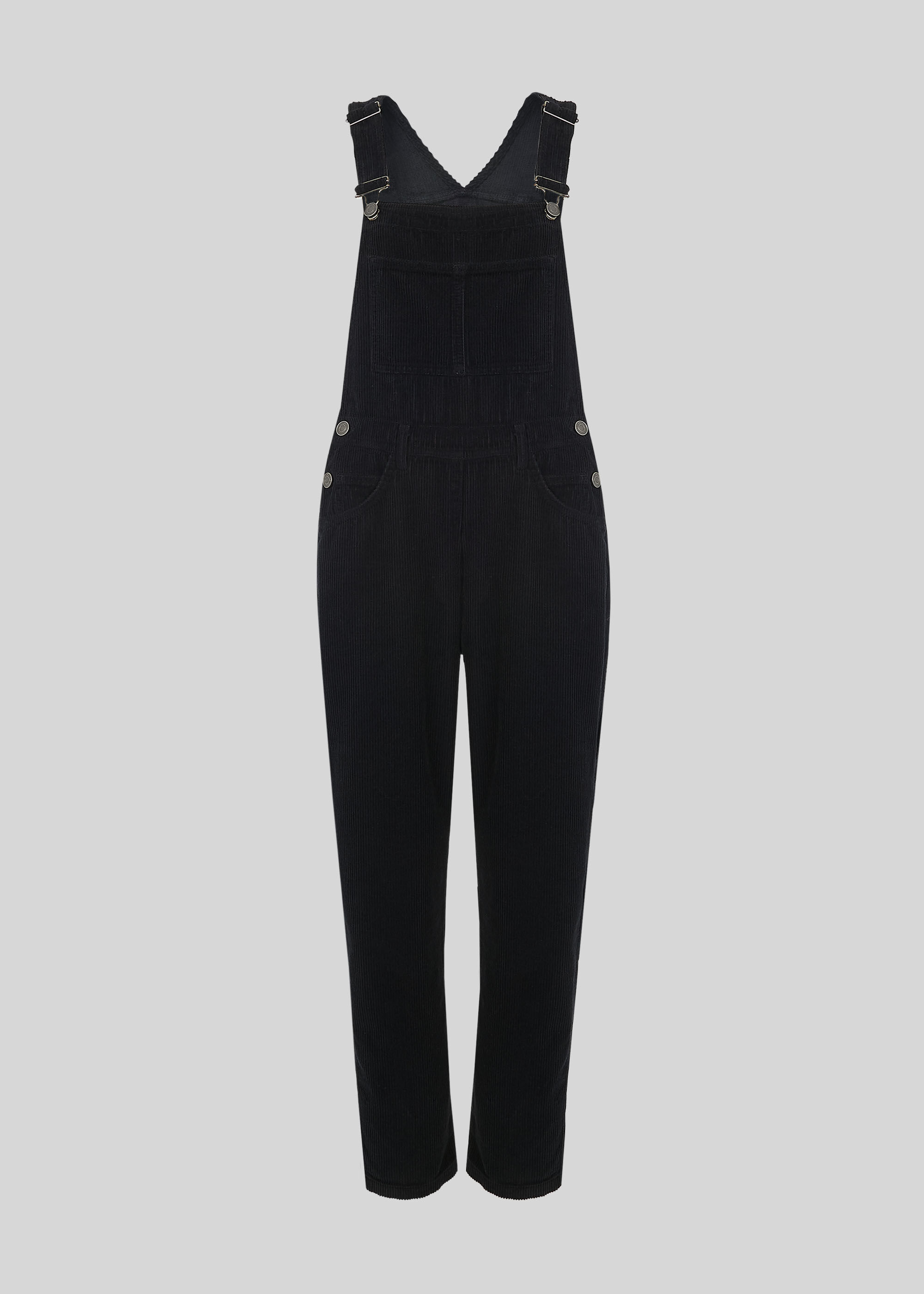 black dungarees