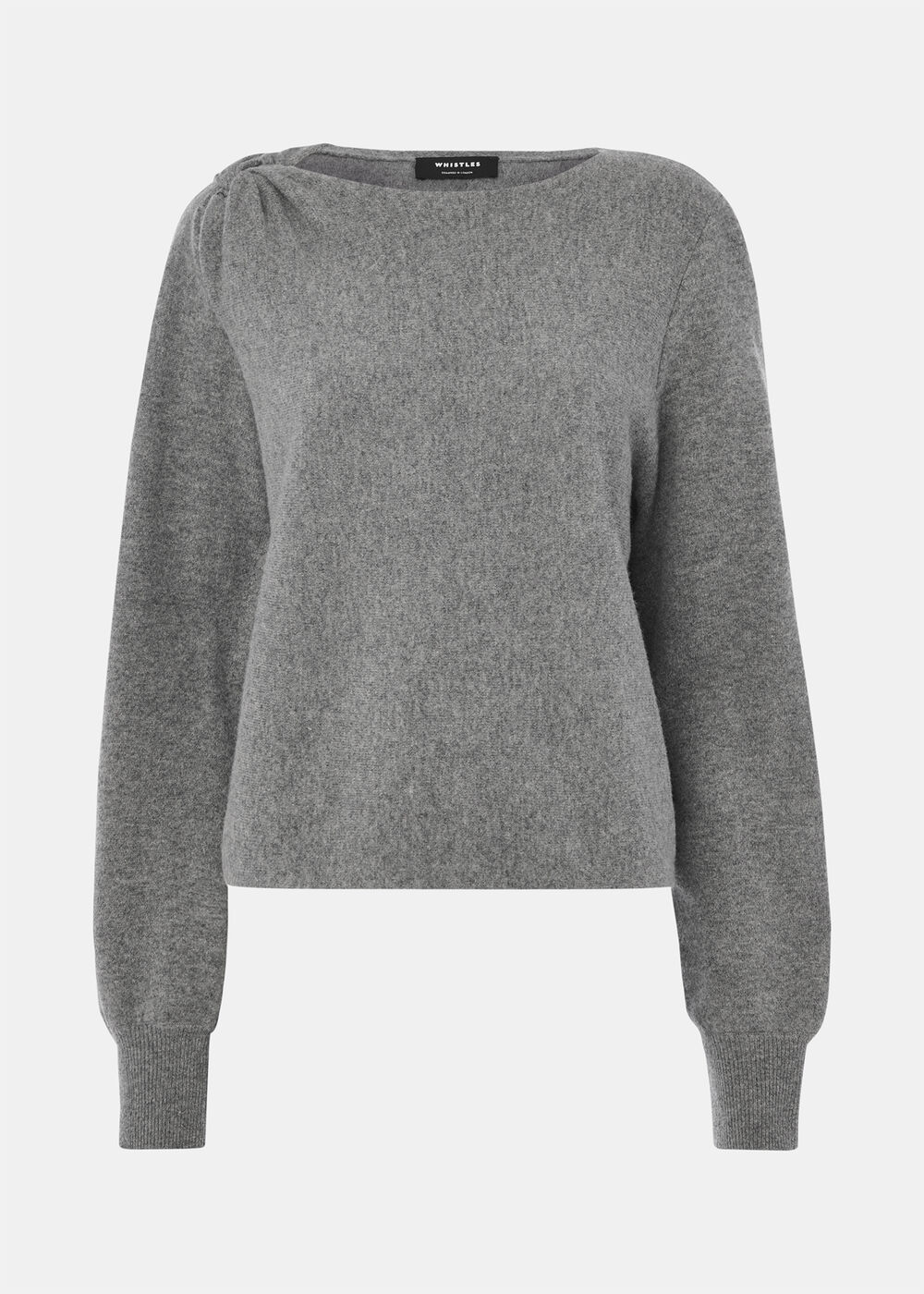 Wool Twist Front Detail Knit