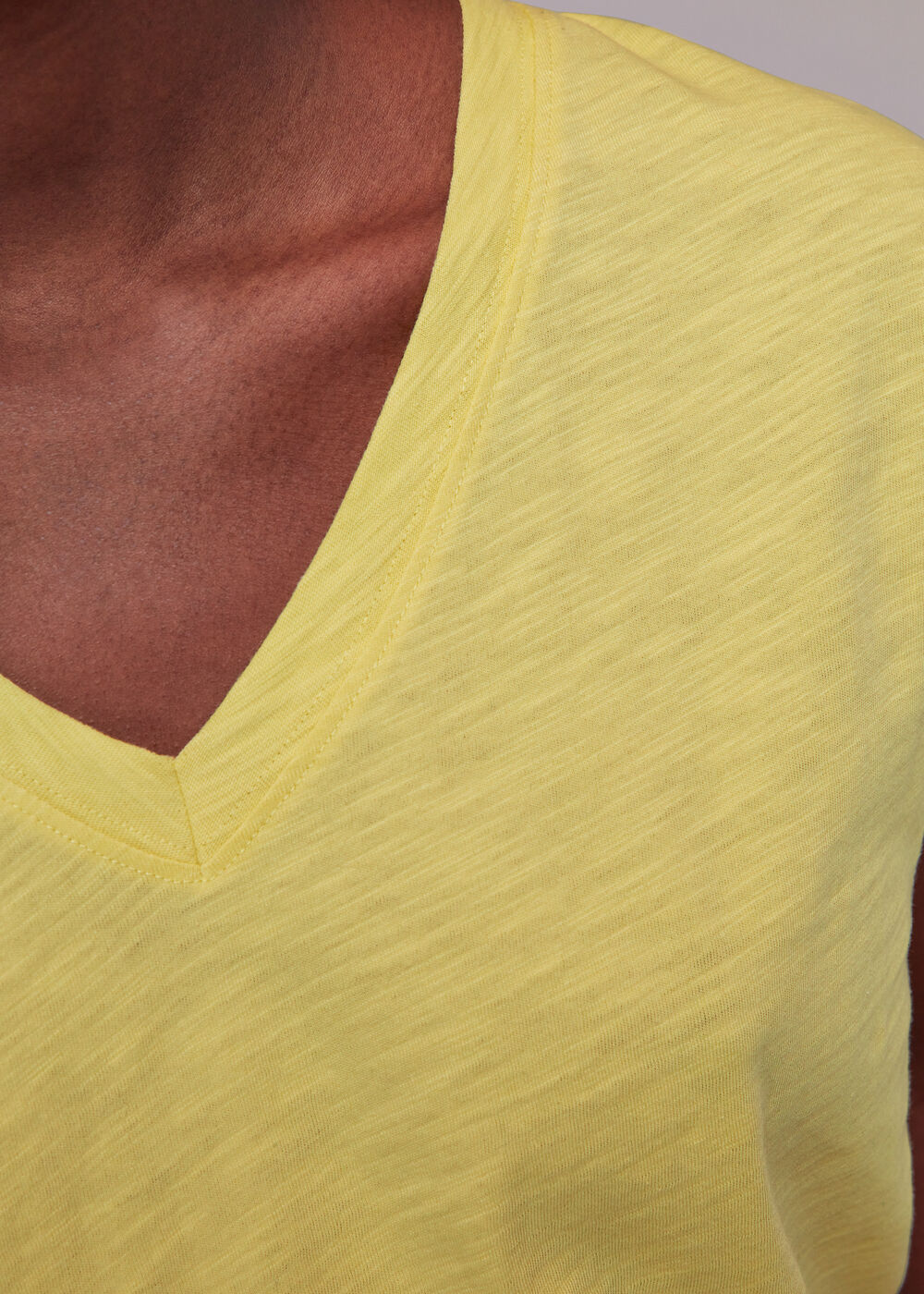 Willa V Neck Cap Sleeve Tee