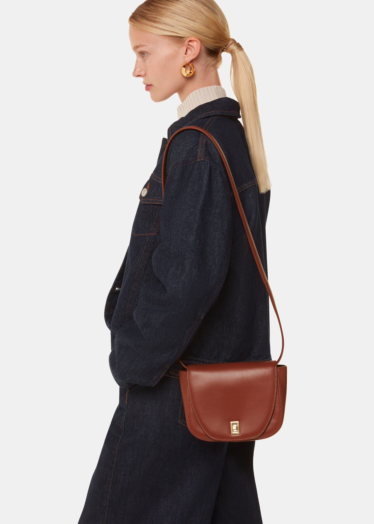 Carlota Turnlock Satchel