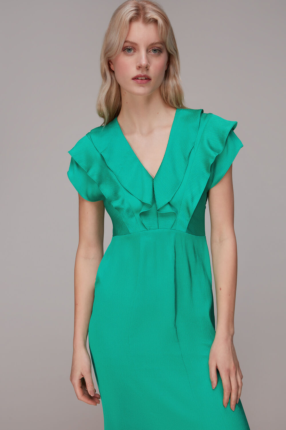 Adeline Frill Midi Dress