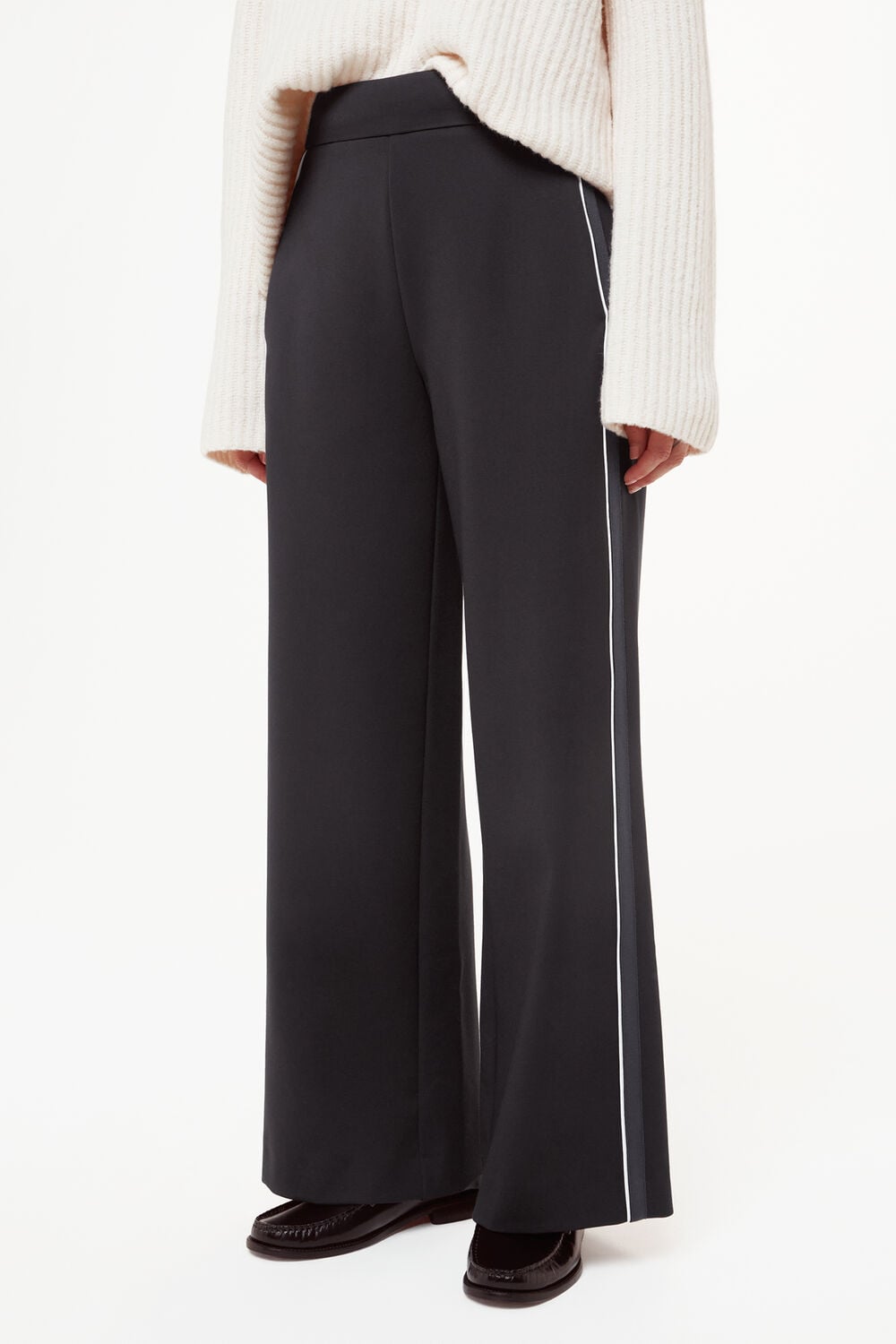 Petite Edie Side Stripe Ponte Trouser