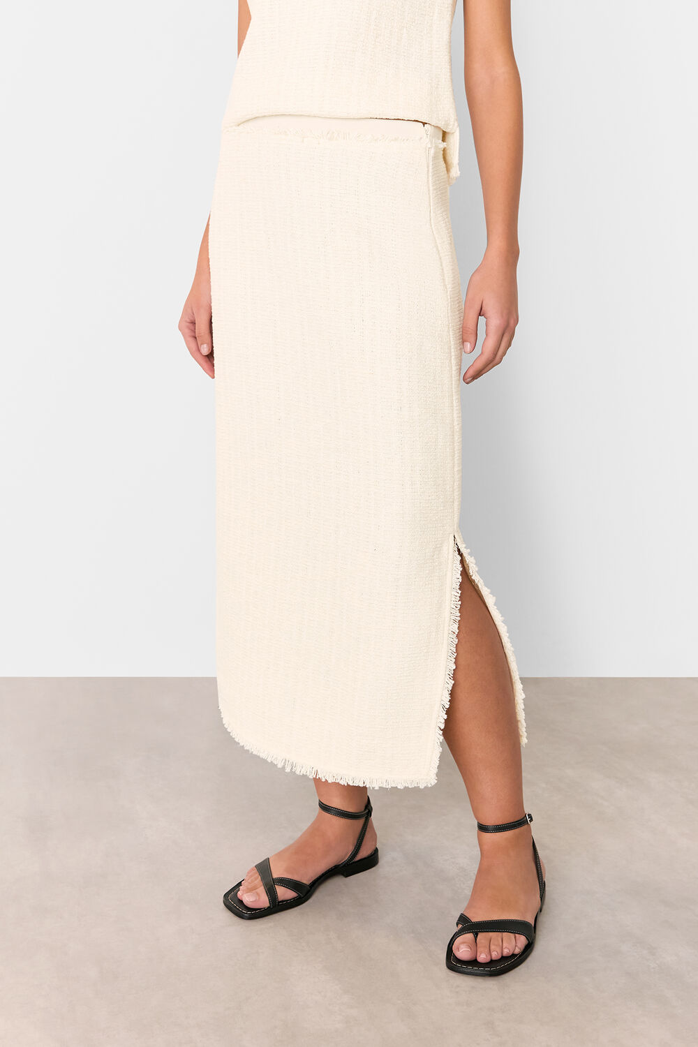 Lucie Boucle Pencil Midi Skirt