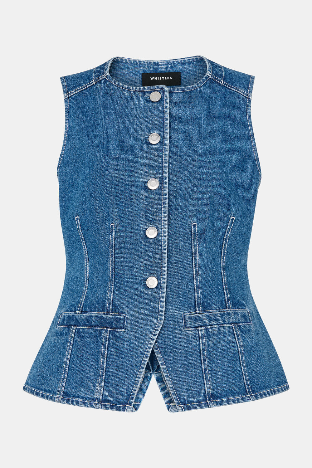 Slim Fit Cotton Waistcoat