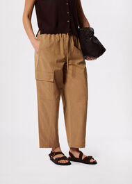 Utility Cotton Barrel Trouser