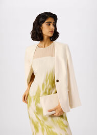 Blurred Floral Textured Dress