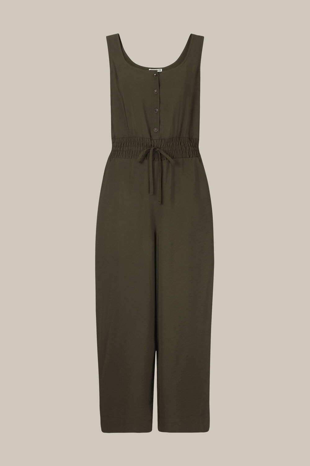 Khaki Quinn Casual Jumpsuit